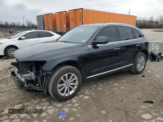 2015 Audi Q5 Premium with VIN WA1CFAFP2FA116464, listed as a Copart auction lot 44957165 with 133,782 mi miles and Salvage Title. Bid and sale history available at carsss.com. Image 1.
