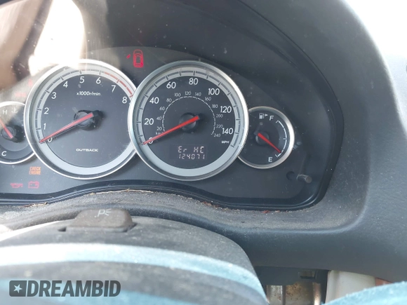 2005 Subaru Outback Limited with VIN 4S4BP62C956334803, listed as a IAAI auction lot 42592507 with 124,071 mi miles and . Bid and sale history available at DreamBid. Image 7.