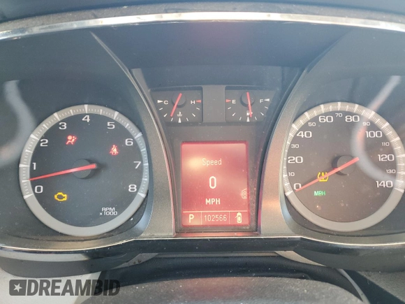 2010 GMC Terrain SLE-2 with VIN 2CTFLDEY1A6382415, listed as a Copart auction lot 82843714 with 102,566 mi miles and Salvage Title. Bid and sale history available at carsss.com. Image 9.