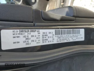 2014 Jeep Grand Cherokee Summit with VIN 1C4RJFJG8EC402504, listed as a Copart auction lot 52955035 with 190,078 mi miles and Clean title. Bid and sale history available at DreamBid. Image 13.
