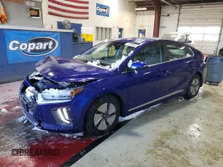 2021 Hyundai Ioniq SE with VIN KMHC75LC3MU255554, listed as a Copart auction lot 41399685 with 64,149 mi miles and Salvage Title. Bid and sale history available at DreamBid. Image 1.
