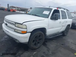 2003 Chevrolet Tahoe Z71 with VIN 1GNEK13Z03R240494, listed as a IAAI auction lot 42075566 with 203,398 mi miles. Bid and sale history available at carsss.com. Image 2.
