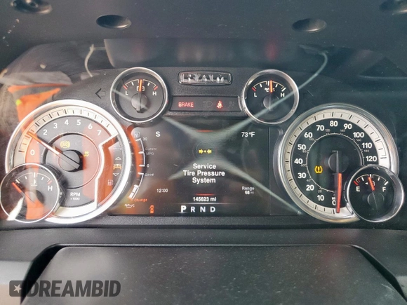 2016 Ram 1500 Lone Star with VIN 1C6RR6LT1GS242520, listed as a Copart auction lot 52706065 with 145,623 mi miles and Salvage Title. Bid and sale history available at carsss.com. Image 9.