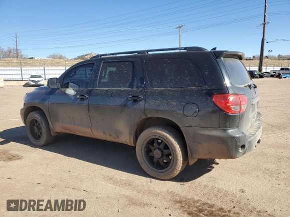 2011 Toyota Sequoia SR5 with VIN 5TDBY5G14BS045858, listed as a Copart auction lot 43820755 with 191,424 mi miles and Salvage Title. Bid and sale history available at carsss.com. Image 2.