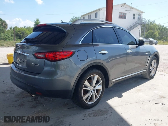 2016 Infiniti QX70 with VIN JN8CS1MU9GM671314, listed as a IAAI auction lot 42015268 with 122,850 mi miles and . Bid and sale history available at DreamBid. Image 4.
