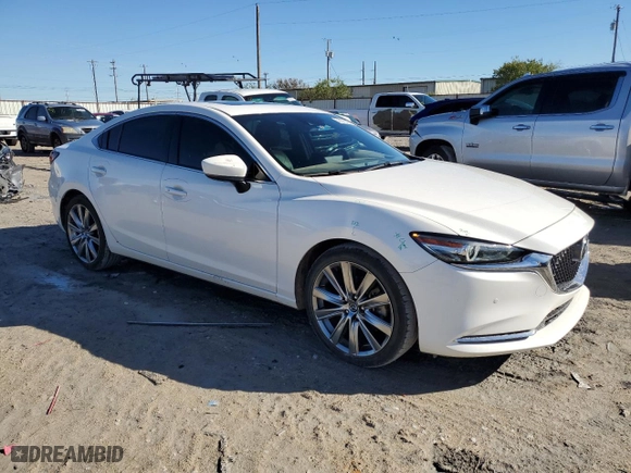 2021 Mazda Mazda6 Signature with VIN JM1GL1XY6M1614767, listed as a Copart auction lot 78573824 with 47,661 mi miles and Salvage Title. Bid and sale history available at carsss.com. Image 4.