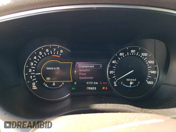 2017 Lincoln MKC Reserve with VIN 5LMCJ3D97HUL07392, listed as a Copart auction lot 56491945 with 41,721 mi miles and Salvage title. Bid and sale history available at DreamBid. Image 9.