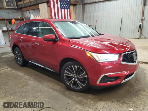2020 Acura MDX w/Technology Pkg with VIN 5J8YD4H5XLL056644, listed as a Copart auction lot 53098925 with 28,013 mi miles and Salvage Title. Bid and sale history available at carsss.com. Image 4.