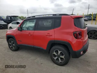 2020 Jeep Renegade Trailhawk with VIN ZACNJBC18LPL78758, listed as a Copart auction lot 56704665 with Not provided miles and Salvage title. Bid and sale history available at DreamBid. Image 2.