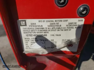 2006 GMC Sierra 1500 with VIN 1GTEC14X56Z285499, listed as a Copart auction lot 79671934 with 220,071 mi miles and Salvage Title. Bid and sale history available at carsss.com. Image 12.