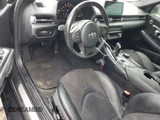 2021 Toyota GR Supra 3.0 with VIN WZ1DB0C07MW035825, listed as a Copart auction lot 85077294 with 25,157 mi miles and Salvage Title. Bid and sale history available at carsss.com. Image 8.