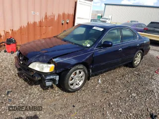 2000 Acura TL with VIN 19UUA5660YA005214, listed as a Copart auction lot 73686263 with 296,285 mi miles and Salvage Title. Bid and sale history available at carsss.com. Image 1.