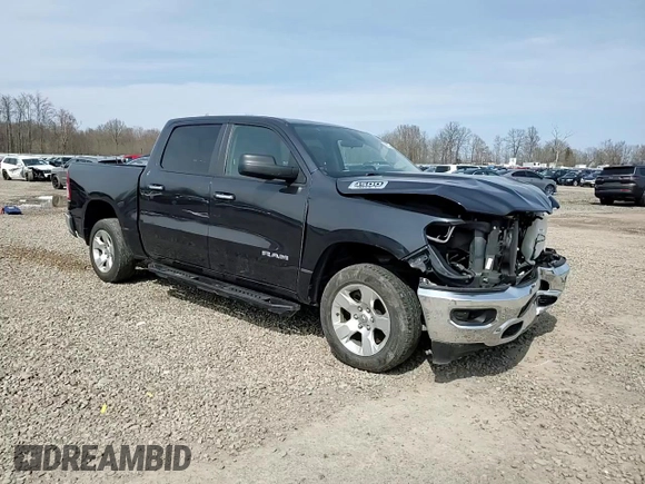 2019 Ram 1500 Big Horn z VIN 1C6SRFFT1KN621098, wystawiony jako Copart lot #52895395 z przebiegiem 66 458 mil mil oraz Szkoda całkowita • Salvage title. Historia ofert i sprzedaży dostępna na DreamBid. Obrazek 11.