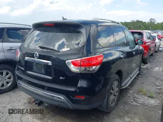 2013 Nissan Pathfinder SL with VIN 5N1AR2MN3DC678446, listed as a IAAI auction lot 41632006 with 191,228 mi miles and . Bid and sale history available at DreamBid. Image 4.