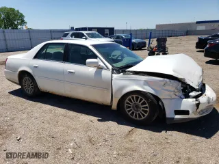 2005 Cadillac DeVille DHS with VIN 1G6KE57YX5U180240, listed as a Copart auction lot 59860054 with 0 mi miles and Salvage Title. Bid and sale history available at carsss.com. Image 4.