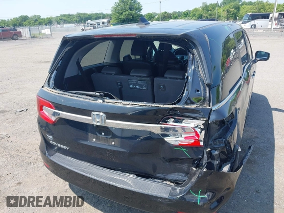 2018 Honda Odyssey EX-L z VIN 5FNRL6H76JB032182, wystawiony jako IAAI lot #42413124 z przebiegiem 67 402 mil mil oraz . Historia ofert i sprzedaży dostępna na DreamBid. Obrazek 6.