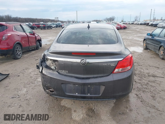 2011 Buick Regal CXL RL2 with VIN W04GP5EC8B1081461, listed as a IAAI auction lot 41904432 with 161,947 mi miles. Bid and sale history available at carsss.com. Image 16.