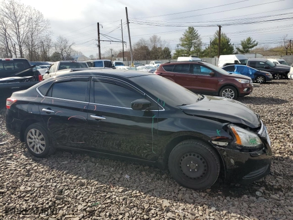 2015 Nissan Sentra SR with VIN 3N1AB7AP3FY279626, listed as a Copart auction lot 49098615 with 152,261 mi miles and Salvage Title. Bid and sale history available at carsss.com. Image 4.