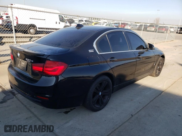 2017 BMW 3 Series 330e iPerformance with VIN WBA8E1C36HA030087, listed as a Copart auction lot 41777775 with 122,198 mi miles and Clean Title. Bid and sale history available at carsss.com. Image 3.