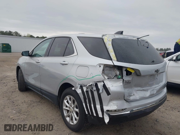 2018 Chevrolet Equinox LT with VIN 2GNAXJEV8J6252105, listed as a IAAI auction lot 41814264 with 104,167 mi miles. Bid and sale history available at carsss.com. Image 3.