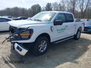 2024 Ford F-150 XLT with VIN 1FTEW3LP8RKE58028, listed as a IAAI auction lot 41805562 with 14,654 mi miles. Bid and sale history available at carsss.com. Image 18.