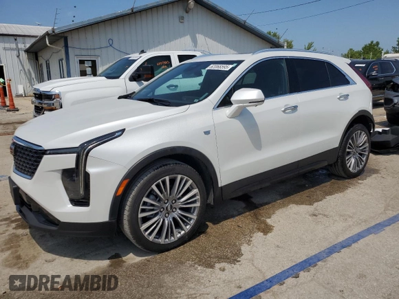 2024 Cadillac XT4 AWD Premium Luxury z VIN 1GYFZDR45RF159744, wystawiony jako Copart lot #62068595 z przebiegiem 14 631 mil mil oraz Szkoda całkowita • Salvage title. Historia ofert i sprzedaży dostępna na DreamBid. Obrazek 1.
