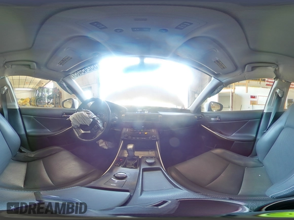 2014 Lexus IS 250 with VIN JTHCF1D23E5004937, listed as a Copart auction lot 55245465 with 120,894 mi miles and Salvage title. Bid and sale history available at DreamBid. Image 14.