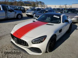 2020 Mercedes-Benz AMG GT with VIN WDDYJ7HA7LA028713, listed as a Copart auction lot 84148484 with 36,164 mi miles and Salvage Title. Bid and sale history available at carsss.com. Image 1.