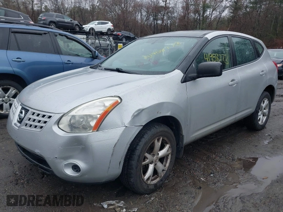 2009 Nissan Rogue S with VIN JN8AS58V19W166358, listed as a IAAI auction lot 41958773 with 191,419 mi miles. Bid and sale history available at carsss.com. Image 2.