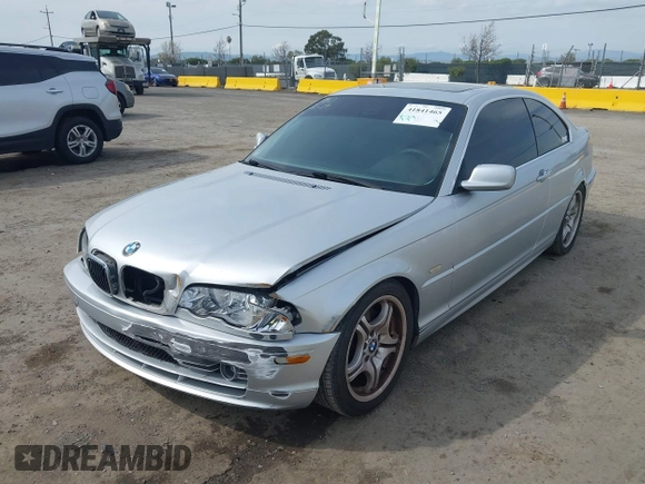 2002 BMW 3 Series 330Ci with VIN WBABN53492JU28231, listed as a IAAI auction lot 41841465 with 107,510 mi miles and . Bid and sale history available at carsss.com. Image 6.