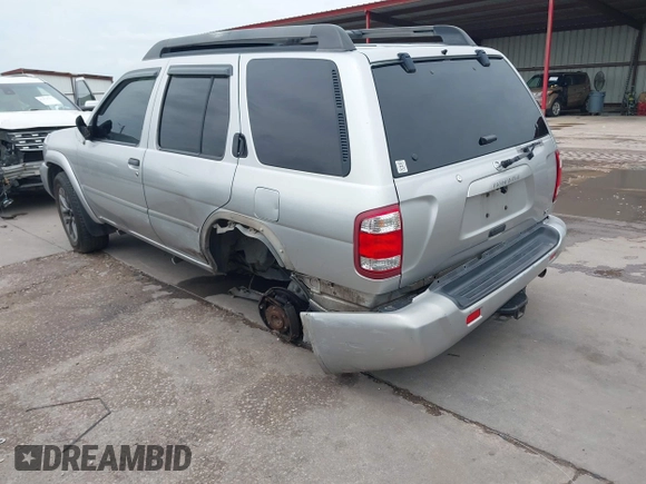 2003 Nissan Pathfinder LE z VIN JN8DR09Y03W800643, wystawiony jako IAAI lot #42373234 z przebiegiem 214 389 mil mil oraz . Historia ofert i sprzedaży dostępna na DreamBid. Obrazek 3.