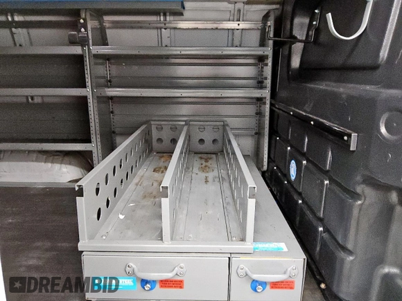 2020 Chevrolet Express Cargo with VIN 1GCWGAFG5L1277807, listed as a Copart auction lot 62069415 with 186,206 mi miles and Clean title. Bid and sale history available at DreamBid. Image 11.