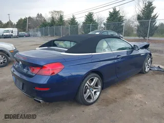 2017 BMW 6 Series 650i with VIN WBA6F5C55HD996913, listed as a IAAI auction lot 41876133 with 42,338 mi miles. Bid and sale history available at carsss.com. Image 4.