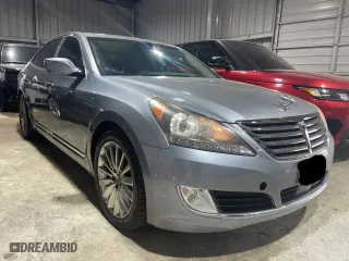 2014 Hyundai Equus Signature with VIN KMHGH4JH1EU084232, listed as a Copart auction lot 52832555 with NaN miles and Salvage Title. Bid and sale history available at carsss.com. Image 1.