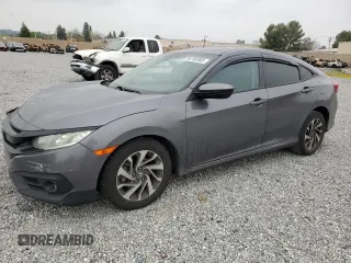 2018 Honda Civic Sedan EX with VIN 2HGFC2F77JH519708, listed as a Copart auction lot 50783365 with 88,034 mi miles and Salvage Title. Bid and sale history available at carsss.com. Image 1.