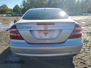 2005 Mercedes-Benz CLK 500 with VIN WDBTJ75J05F139522, listed as a Copart auction lot 80596524 with 95,997 mi miles and Salvage Title. Bid and sale history available at DreamBid. Image 6.