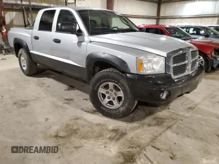 2007 Dodge Dakota SLT with VIN 1D7HW48K97S181294, listed as a Copart auction lot 87062964 with 110,490 mi miles and Salvage Title. Bid and sale history available at carsss.com. Image 4.