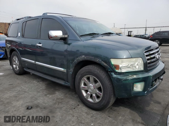 2004 Infiniti QX56 with VIN 5N3AA08A94N810964, listed as a Copart auction lot 87109104 with 0 mi miles and Salvage Title. Bid and sale history available at carsss.com. Image 4.