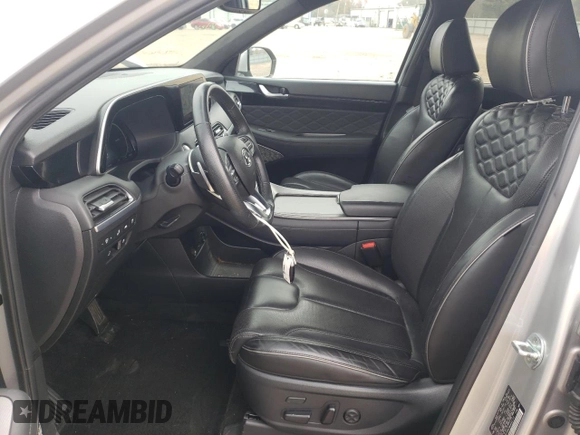 2022 Hyundai Palisade Calligraphy z VIN KM8R7DHE5NU442214, wystawiony jako Copart lot #82312024 z przebiegiem 59 429 mil mil oraz Szkoda całkowita • Salvage title. Historia ofert i sprzedaży dostępna na DreamBid. Obrazek 7.