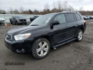 2010 Toyota Highlander Limited with VIN JTEDK3EH1A2167223, listed as a Copart auction lot 52199825 with 195,214 mi miles and Clean title. Bid and sale history available at DreamBid. Image 1.
