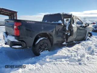 2021 Chevrolet Silverado 1500 Custom Trail Boss with VIN 1GCPYCEF3MZ249092, listed as a Copart auction lot 87238014 with Not Provided miles and Salvage Title. Bid and sale history available at DreamBid. Image 3.