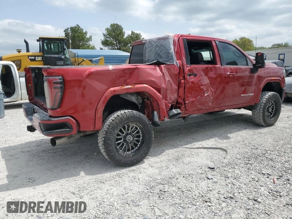 2024 GMC Sierra 2500HD AT4 z VIN 1GT49PEY8RF329909, wystawiony jako Copart lot #53800615 z przebiegiem 12 863 mil mil oraz Szkoda całkowita • Salvage title. Historia ofert i sprzedaży dostępna na DreamBid. Obrazek 3.