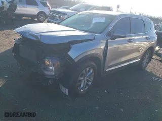 2020 Hyundai Santa Fe SE with VIN 5NMS2CAD7LH280610, listed as a IAAI auction lot 41128728 with 52,695 mi miles. Bid and sale history available at carsss.com. Image 2.