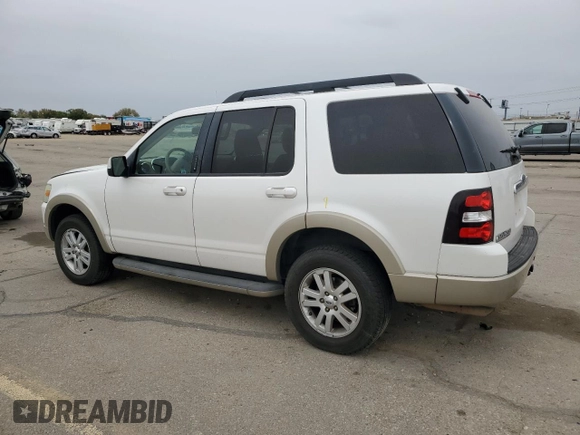 2010 Ford Explorer Eddie Bauer z VIN 1FMEU7EE0AUA29091, wystawiony jako Copart lot #54746625 z przebiegiem 126 422 mil mil oraz Szkoda całkowita • Salvage title. Historia ofert i sprzedaży dostępna na DreamBid. Obrazek 2.