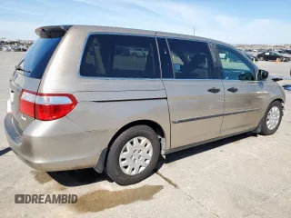 2006 Honda Odyssey LX with VIN 5FNRL38206B125208, listed as a Copart auction lot 49912615 with 174,599 mi miles and Salvage Title. Bid and sale history available at carsss.com. Image 3.