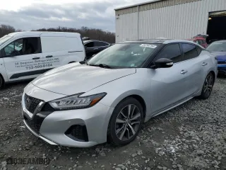2020 Nissan Maxima SL with VIN 1N4AA6DVXLC364882, listed as a Copart auction lot 84744764 with 52,171 mi miles and Salvage Title. Bid and sale history available at carsss.com. Image 1.