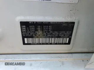 2012 Subaru Legacy 2.5i with VIN 4S3BMBA68C3019541, listed as a Copart auction lot 63259935 with 114,592 mi miles and Salvage title. Bid and sale history available at DreamBid. Image 12.