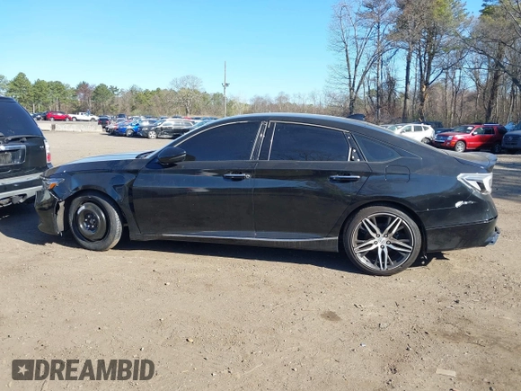 2021 Honda Accord Touring with VIN 1HGCV2F91MA022025, listed as a IAAI auction lot 42048514 with 47,630 mi miles and . Bid and sale history available at DreamBid. Image 13.