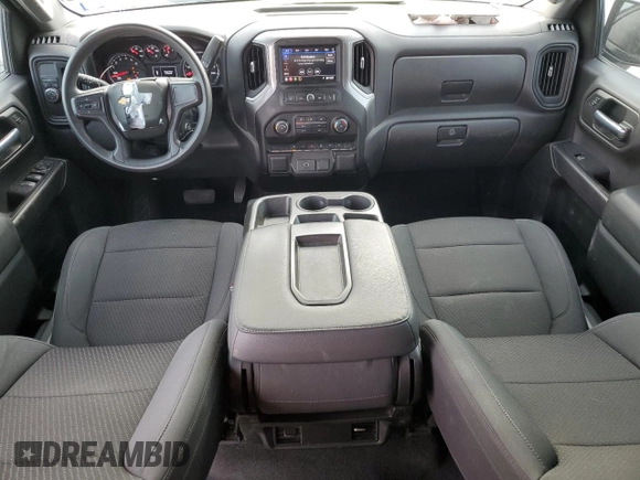 2020 Chevrolet Silverado 1500 Custom with VIN 3GCPWBEK4LG364229, listed as a Copart auction lot 48424615 with 57,742 mi miles and Salvage Title. Bid and sale history available at carsss.com. Image 8.