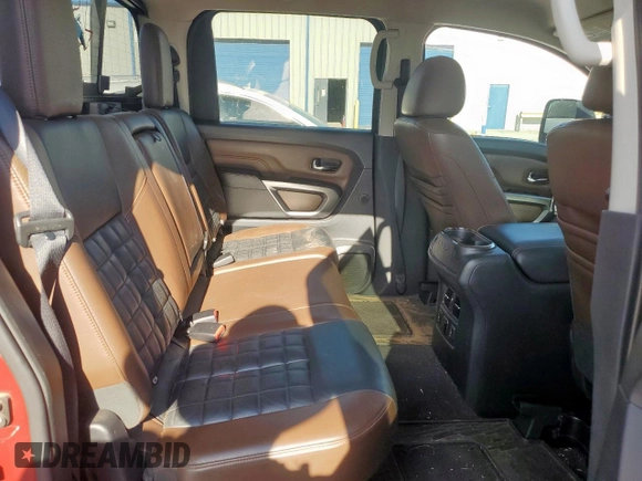 2016 Nissan Titan SV with VIN 1N6BA1F28GN505671, listed as a Copart auction lot 57512795 with 110,050 mi miles and Clean title. Bid and sale history available at DreamBid. Image 10.